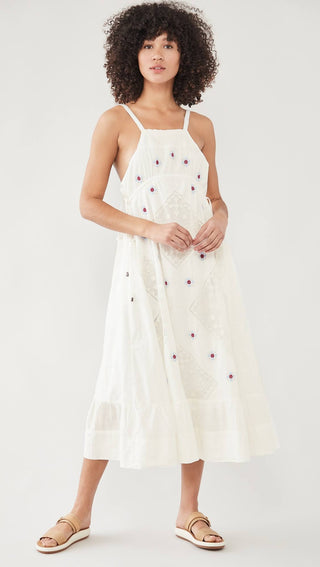 Dewdrop Maxi Dress Ivory