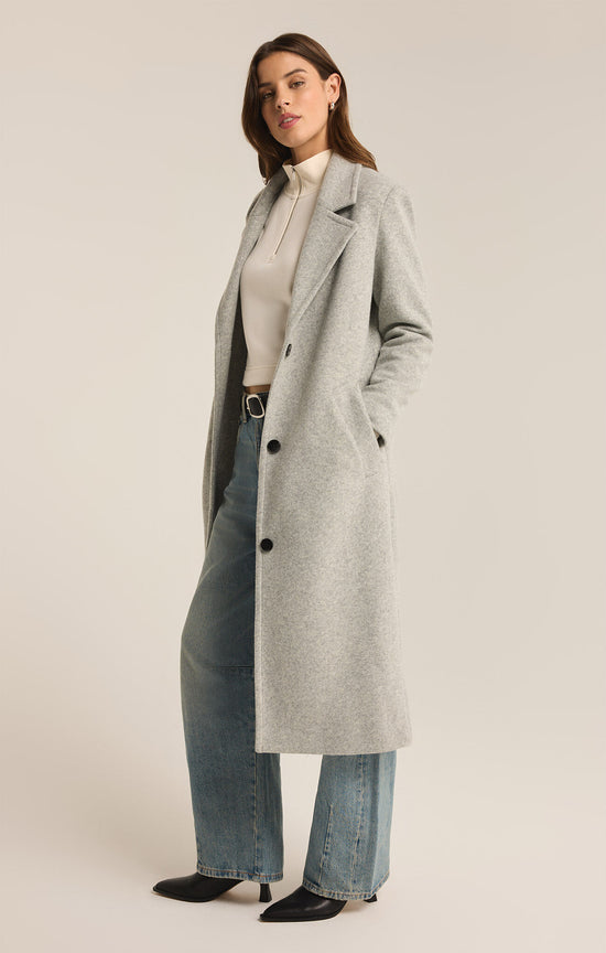 Conway Plush Coat / Classic Heather Grey