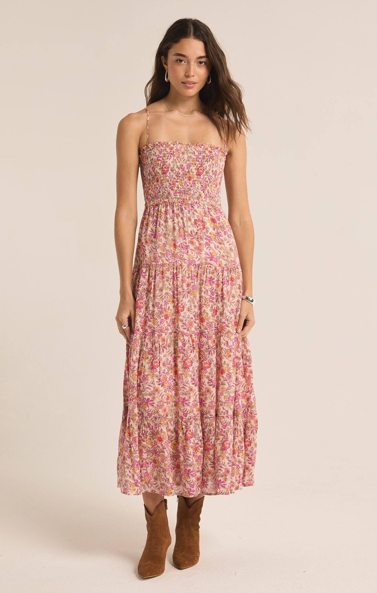 Balos Lima Floral Midi Dress