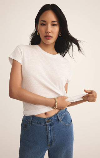 Modern Slub Tee / White