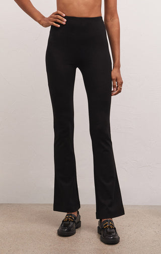 Ridgewood Knit Flare Pant Black