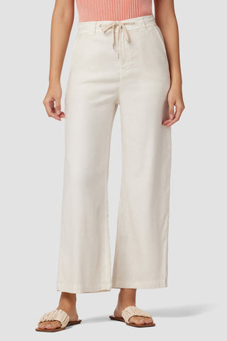 Wide Leg Drawstring Trouser Crop