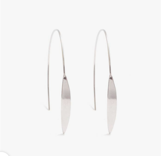 Curved Earring Silver