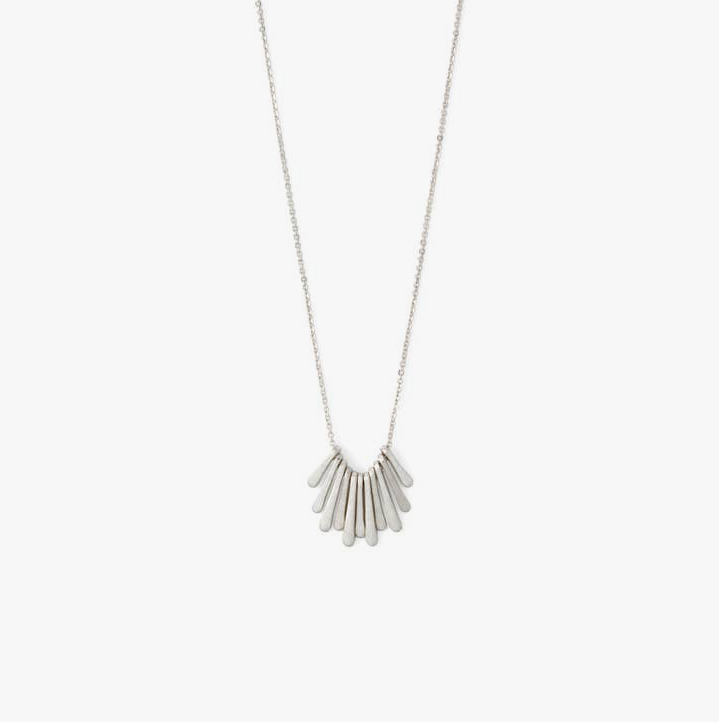 Load image into Gallery viewer, Muted Tone Necklace Silver
