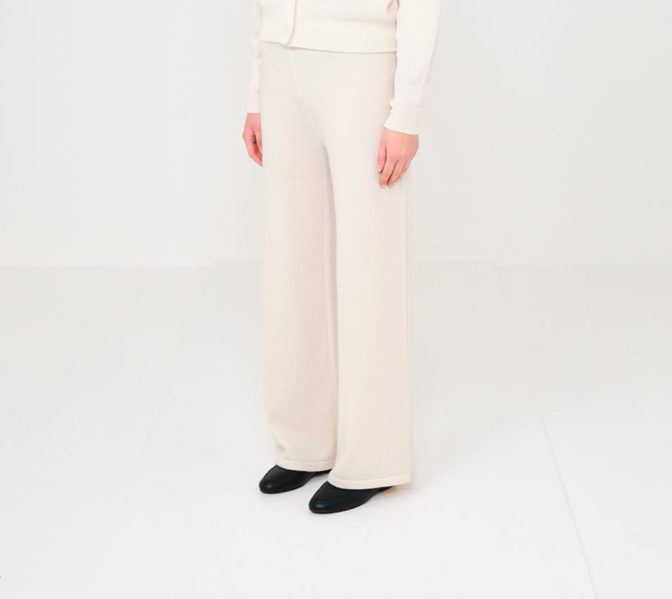 Load image into Gallery viewer, Luxe Wide Leg Pant White
