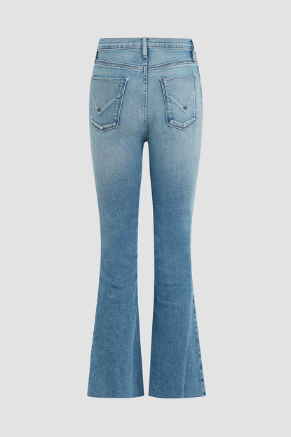 Barbara High-Rise Bootcut Crop Jeans