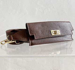 Miu Phone Strap Brown