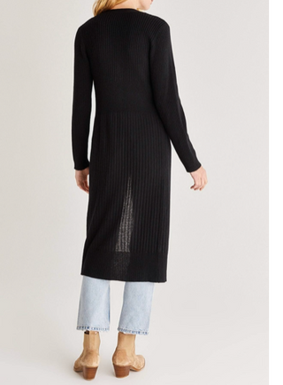 Lauren Duster Cardigan Black