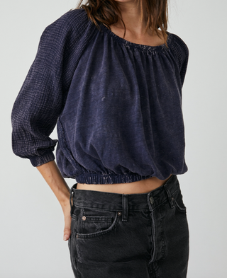 Parfait Bubble Top Navy