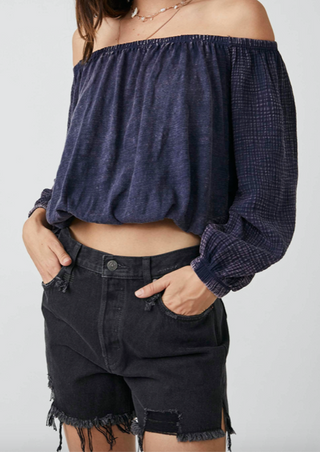 Parfait Bubble Top Navy