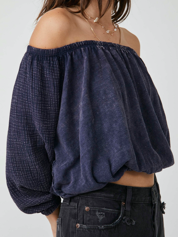 Parfait Bubble Top Navy