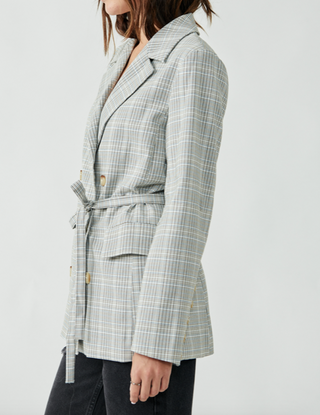 Olivia Plaid Blazer
