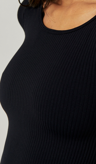 XYZ Recycled Baby Tee Black