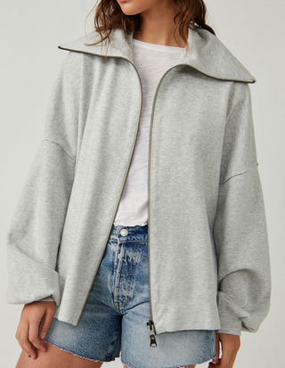 Uptown Cardi Heather Grey