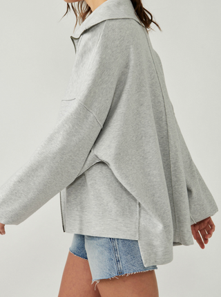 Uptown Cardi Heather Grey