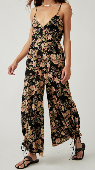 Stand Out Printed One Piece Black Combo