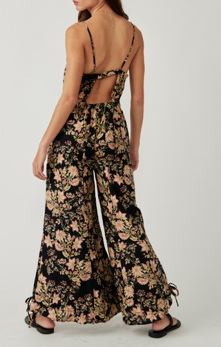 Stand Out Printed One Piece Black Combo