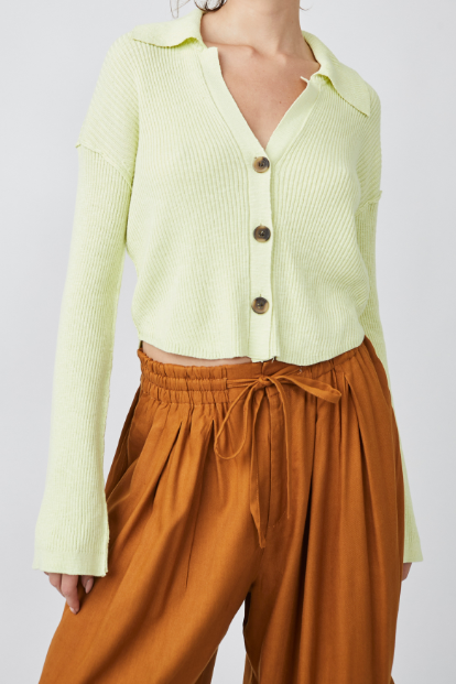 Ella Sweater Shirt Key Lime Pie