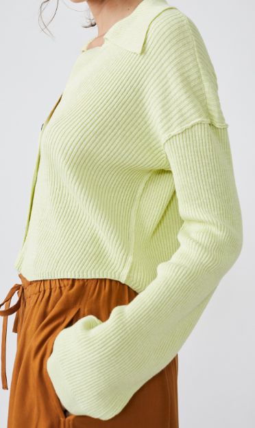 Ella Sweater Shirt Key Lime Pie