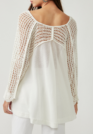 Castaway Top Ivory