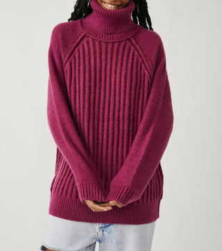 Big City Turtleneck Mulberry