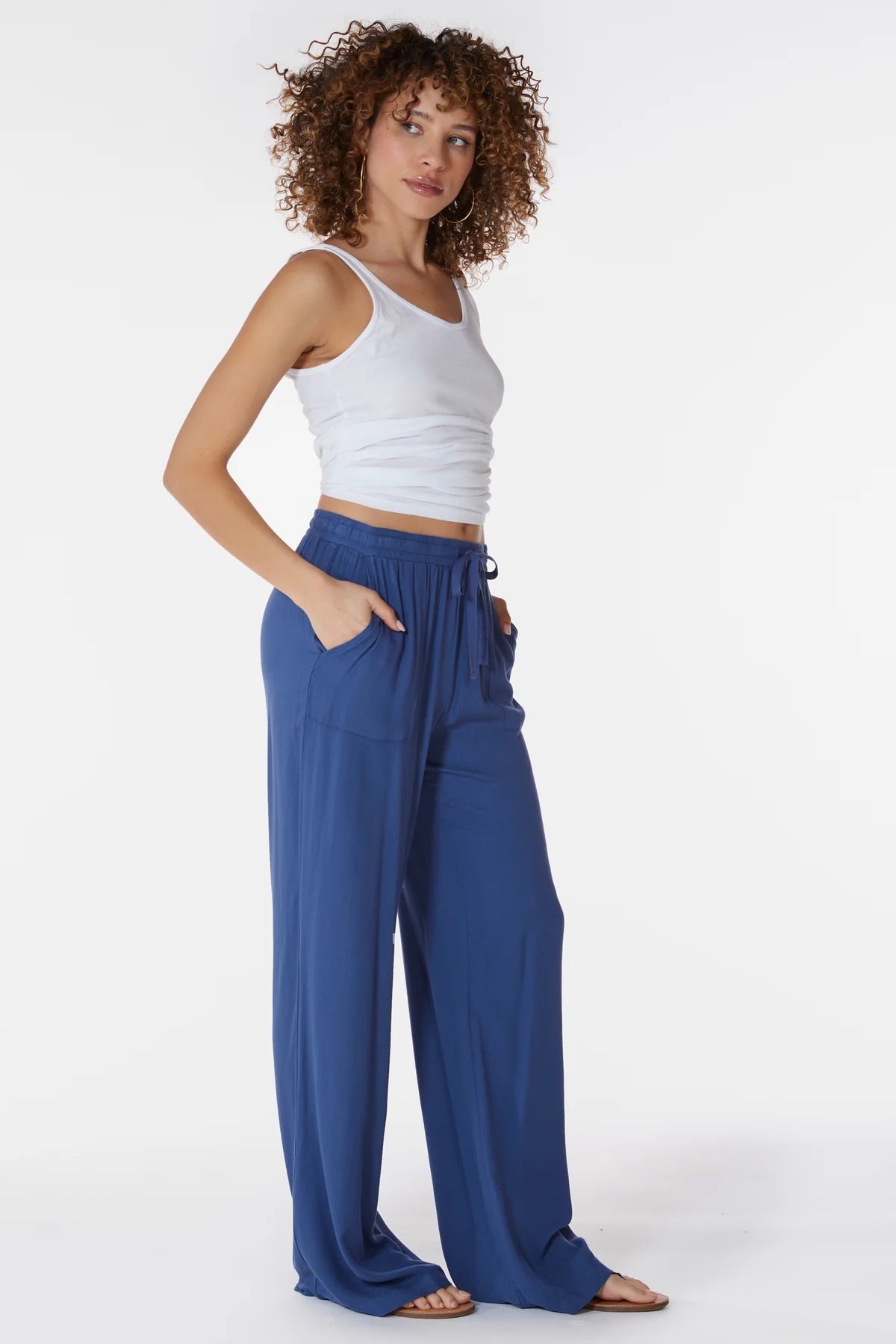 Load image into Gallery viewer, Wide Leg Pant Coast
