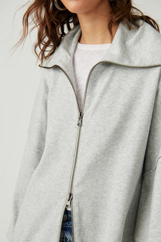Uptown Cardi Heather Grey