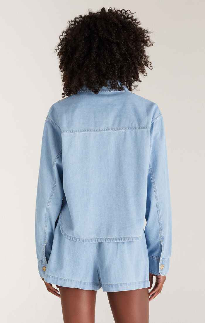 Load image into Gallery viewer, Sunseeker Chambray Jacket

