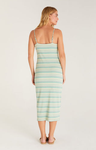 Elie Striped Midi Dress