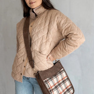 Chloe Plaid Multi Crossbody w/ Guitar Strap