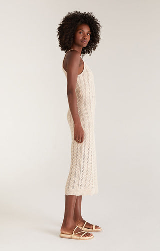 Camille Crochet Midi Dress