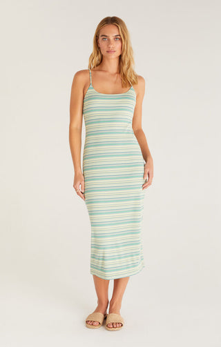 Elie Striped Midi Dress