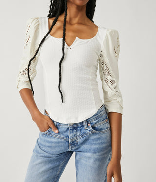 Brunch Date Top Moonglow