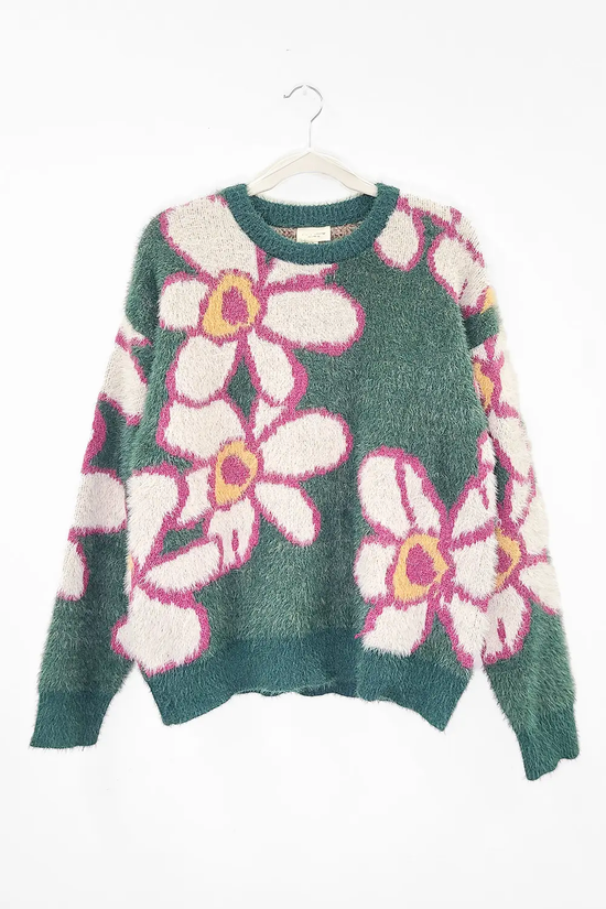 Load image into Gallery viewer, Flower Sketch Sweater
