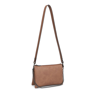 Izzy Crossbody w/ Chain Strap Beige