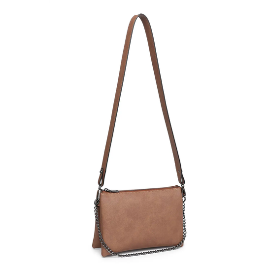Load image into Gallery viewer, Izzy Crossbody w/ Chain Strap Beige
