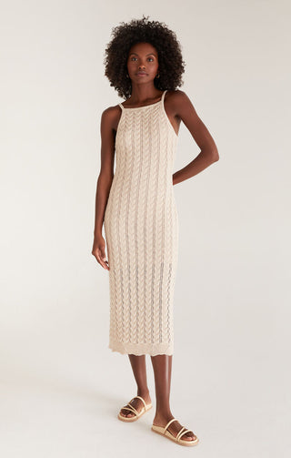 Camille Crochet Midi Dress