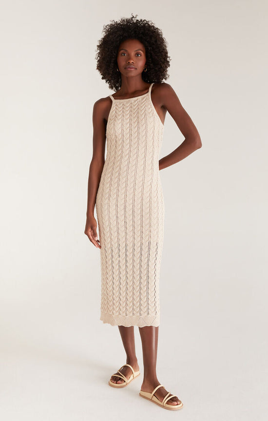Load image into Gallery viewer, Camille Crochet Midi Dress
