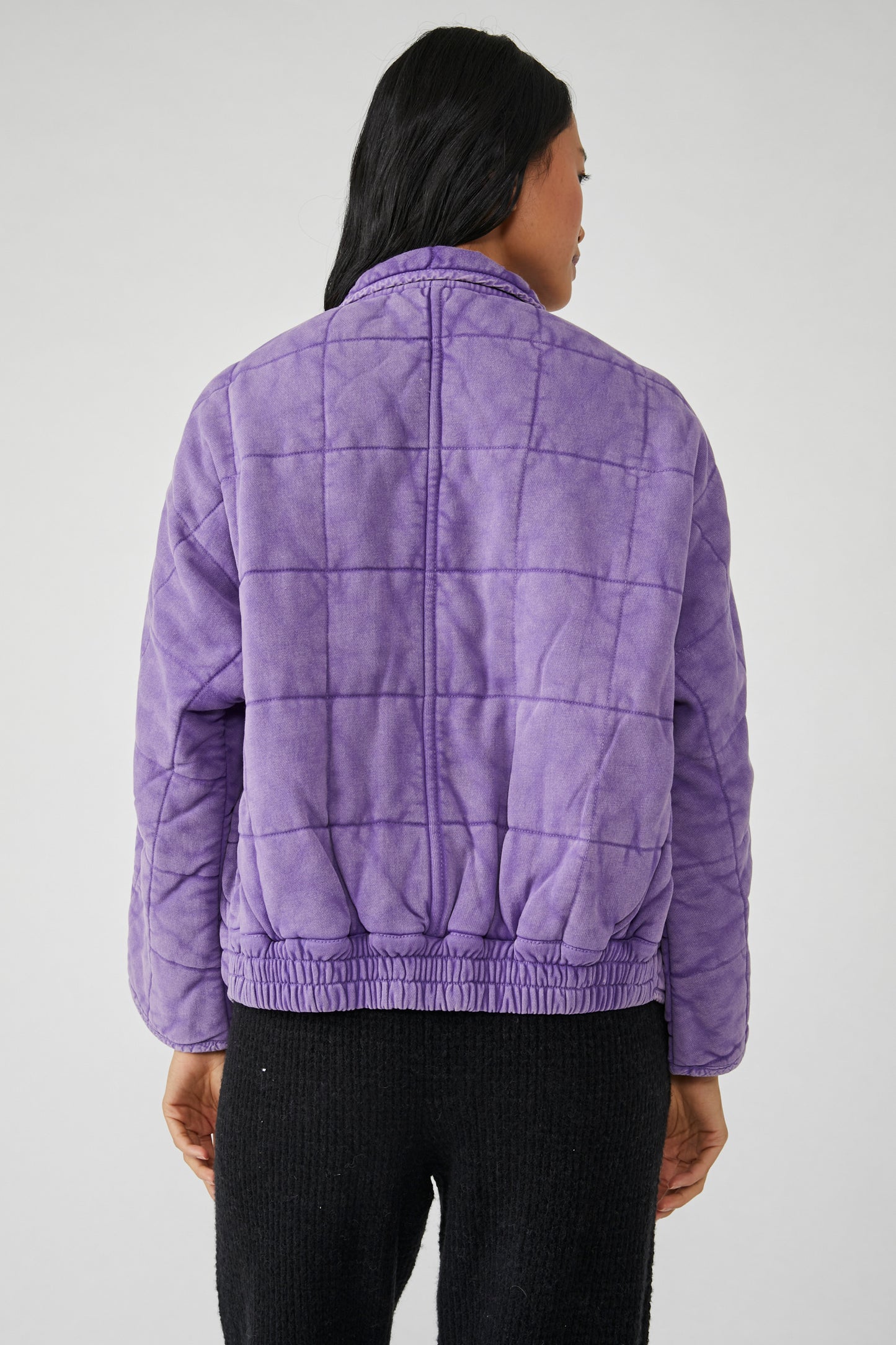 Load image into Gallery viewer, Dolman Quilted Jacket Moonberry
