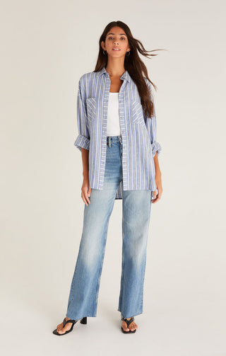 Natalia Button Up Top