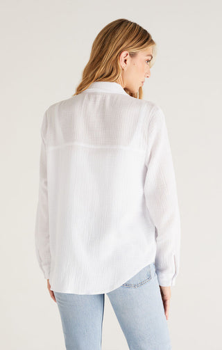 Kaili Button Up Gauze Top