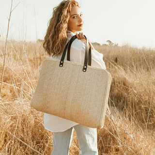 Luna Oversized Straw Tote