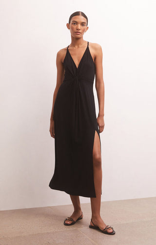 Ronda Solid Twist Dress