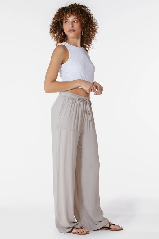 Load image into Gallery viewer, Wide Leg Pant Tan
