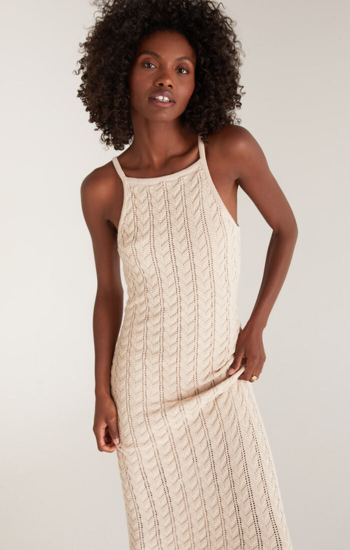 Camille Crochet Midi Dress – 3 Graces