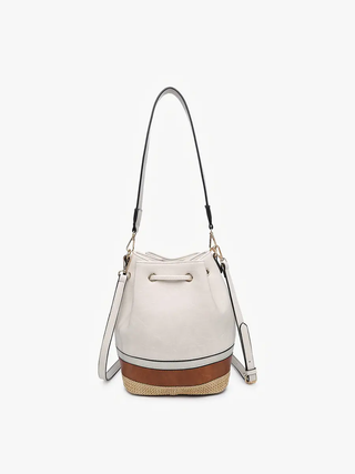 Darcy Tri-Color Bucket Bag