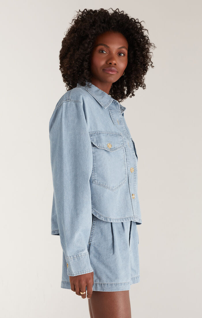 Load image into Gallery viewer, Sunseeker Chambray Jacket
