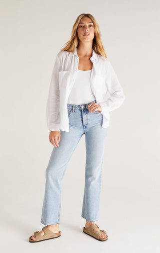 Kaili Button Up Gauze Top