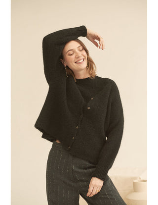 Lichi Cardigan Black