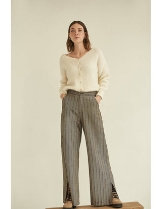 Lichi Cardigan White